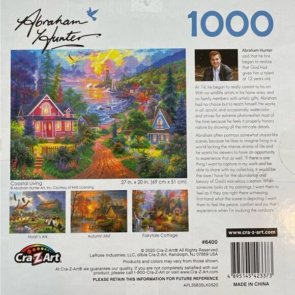 Abraham Hunter 1000 Piece Art Puzzle - Picture 2 of 3